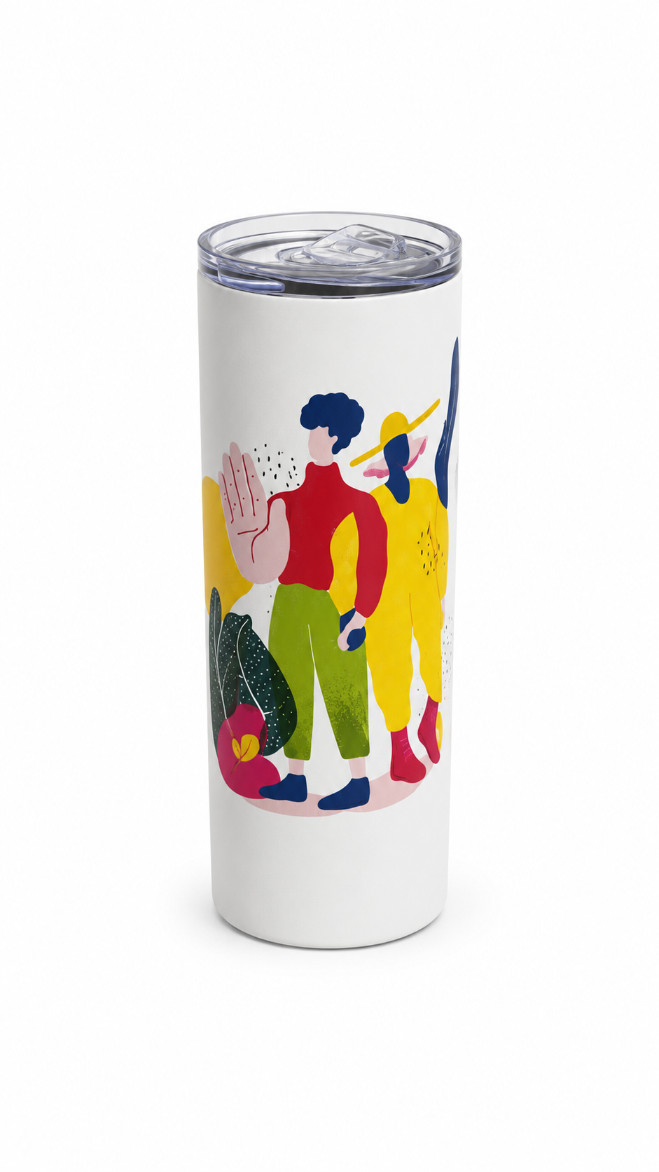 Colorful Girl Printed Tumbler